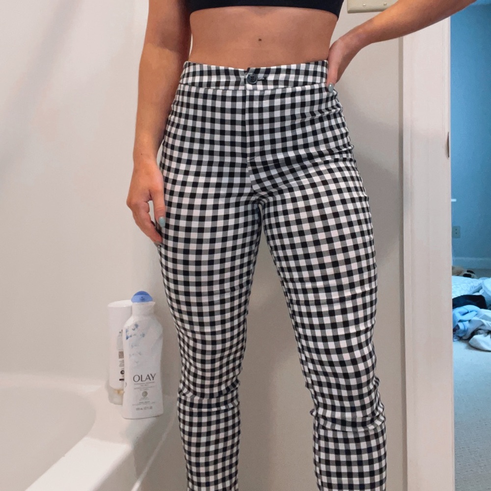 Forever 21 checkered print pants